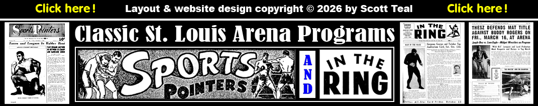Classic St. Louis Arena Programs