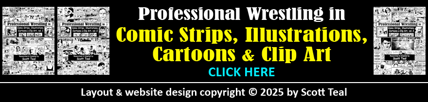Professional Wrestling in Comic Strips, Illustrations, Cartoons & Clip Art