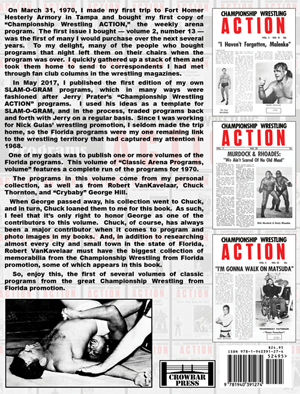Classic Wrestling Programs #3: Championship Wrestling ACTION, volume 1