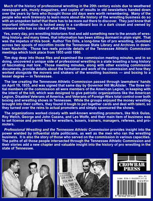 Pro Wrestling & the Tennessee Athletic Commission
