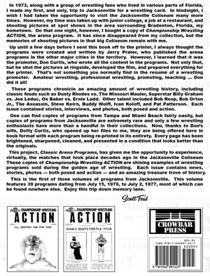 Classic Arena Programs #22: Jacksonville, volume 1 — 1976-1977
