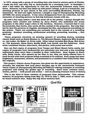 Classic Arena Programs #24: Jacksonville, volume 3 — 1978-1980