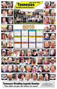 2018 calendar